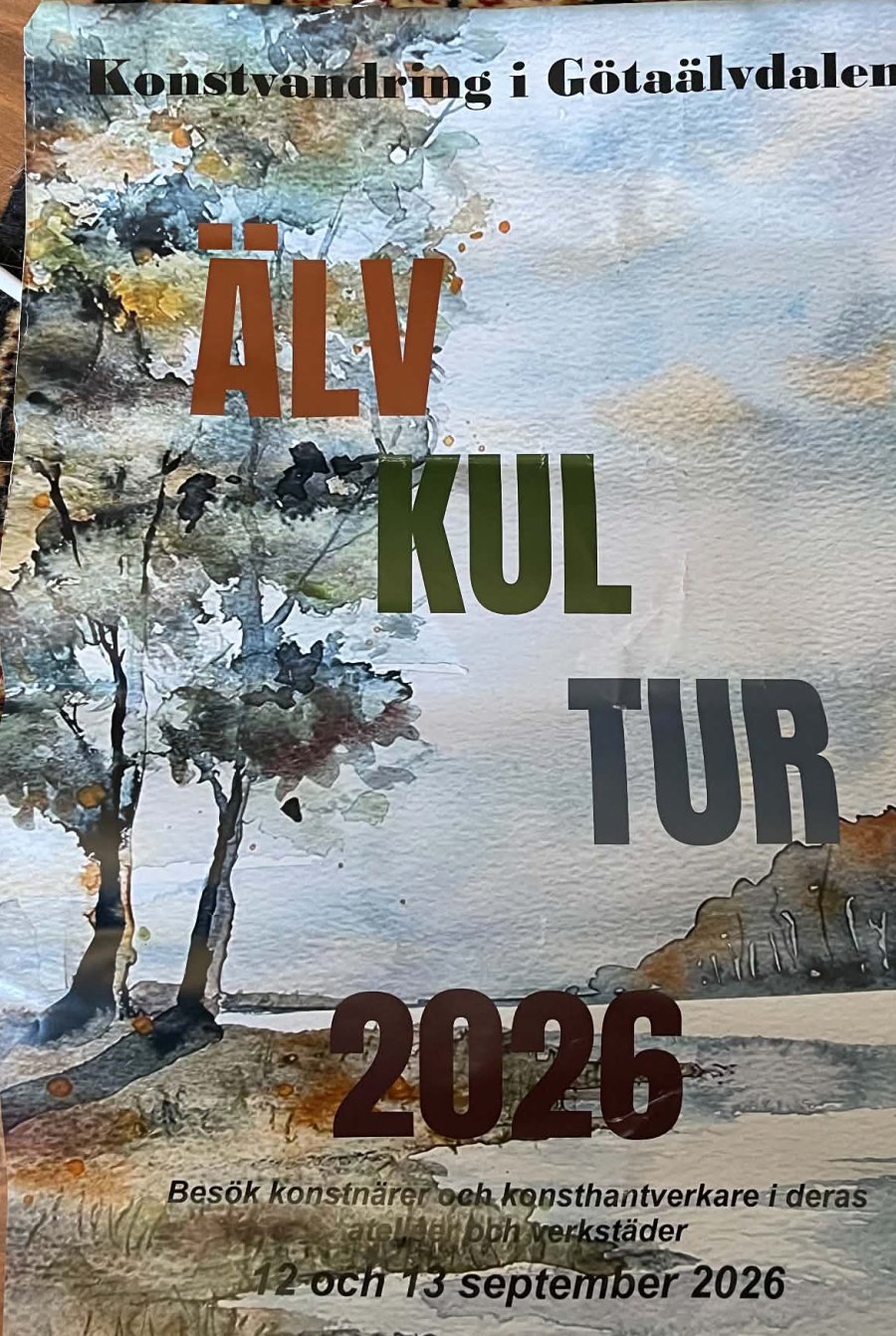 ÄLVKULTUR 2026 – Konstvandring i Götaälvdalen