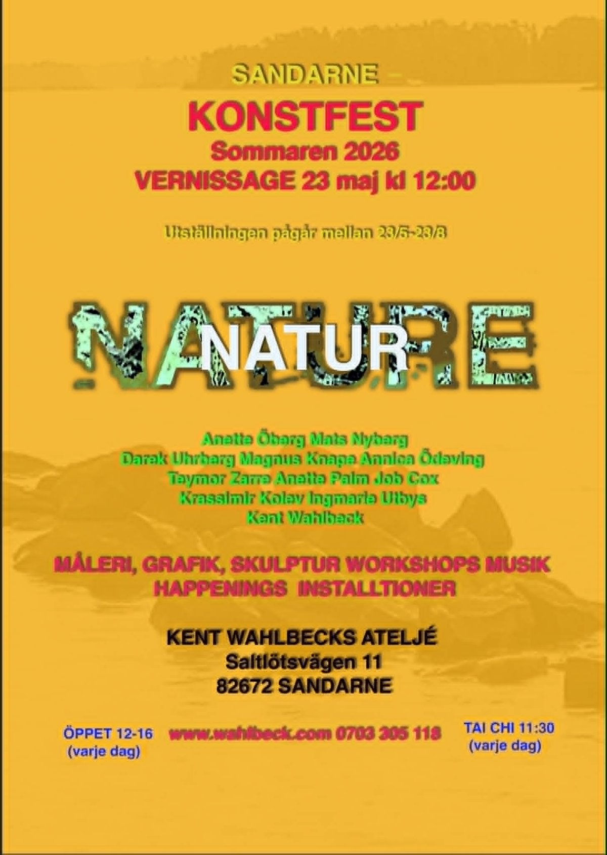 NATURE / NATUR — Sandarne Konstfest 2026